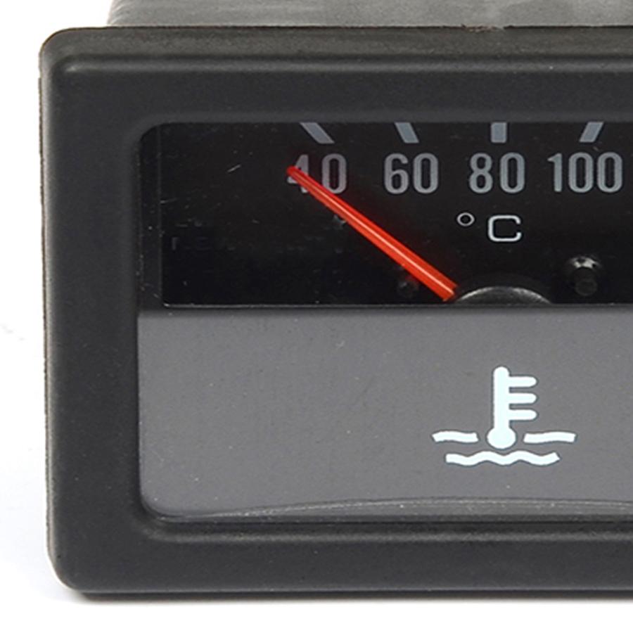 12V Square Water temperature meter 40-120℃ General purpose 053-TL4 Truck forklift tractor loader Water temp gauge