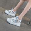 Thick-soled Hollow White Shoes Women's 2025 Summer Mesh Explosion Casual Fashion Versatile Hollow Breathable Heightening Women's Shoes