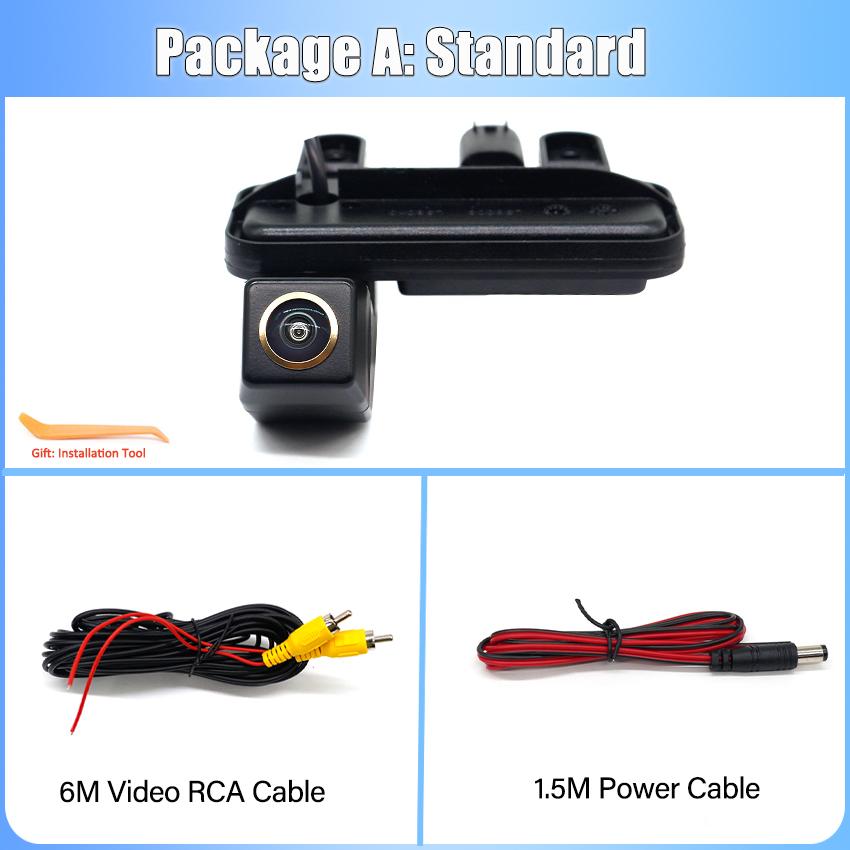HD 1080P Car Rear View Trunk Handle Camera For Mercedes Benz B Class W246 B180 B200 W212 E Class W207 C CLC W203 E200