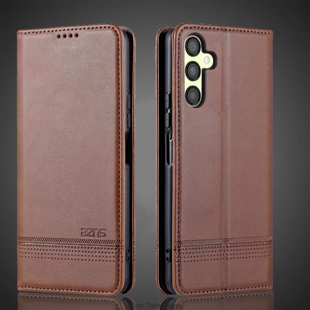 Роскошный магнитный адсорбционный кожаный чехол для Samsung Galaxy A25 5G Flip Cover Защитный чехол Capa Fundas Coque