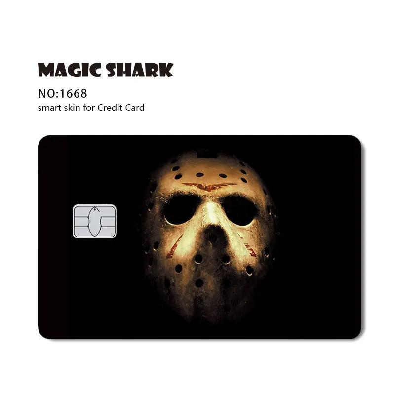 Magic Shark Fashin King Покер Деньги Игра Контроллер Дракон 3М Матовая Тонкая Наклейка Пленка Скин для Дебетовой Банковской Кредитной Карты