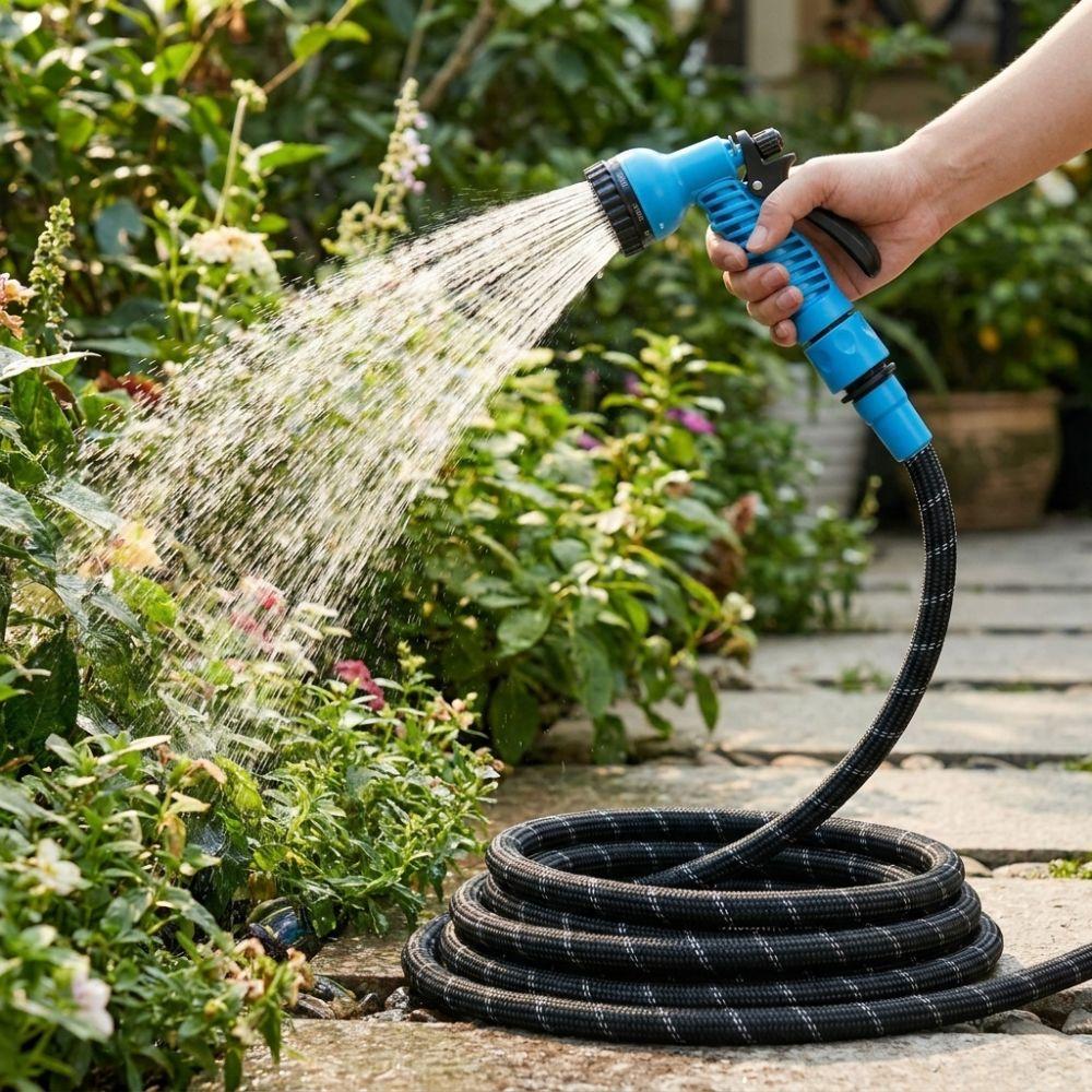 Non-Clogging Automatic Watering Misting Kit 5-30M Spray Water Hose Irrigation Sprayer Washing Cars