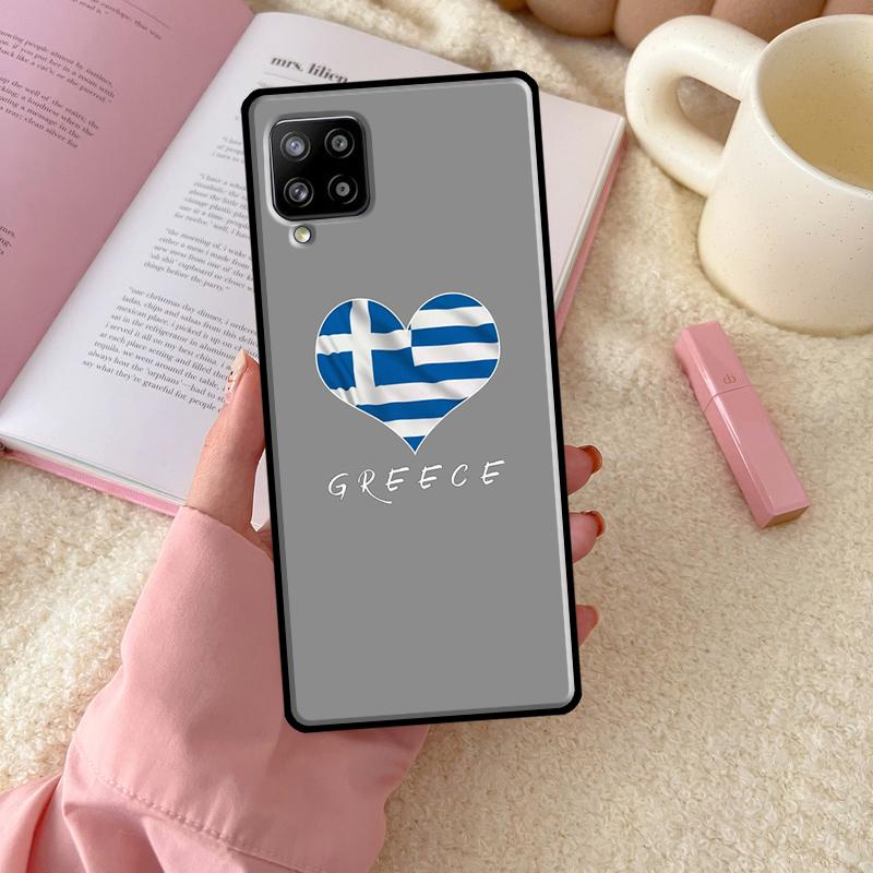 Греческий флаг Греции для Samsung Galaxy A54 A34 A14 A13 A52 A32 A12 A22 A72 A52S A33 A53 A73 A71 A51 чехол для телефона