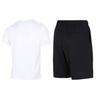 Nike Letter Logo Printed Loose Short Sleeve T-Shirt And Shorts Set Men Tops AR5007-100+DV9329-010