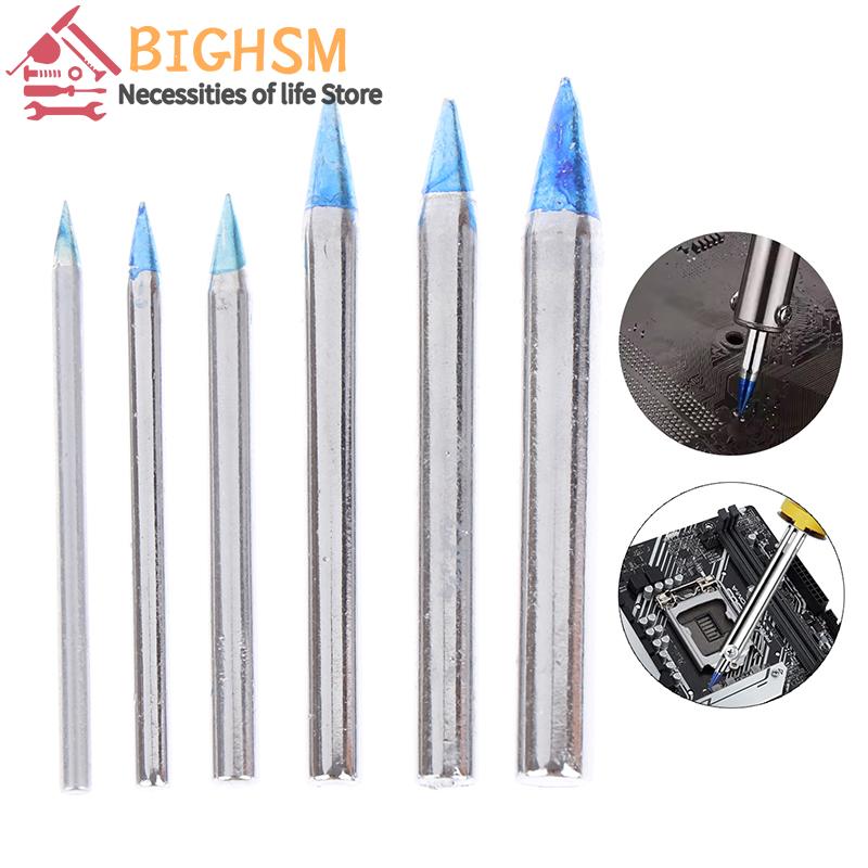 Паяльники Наконечники для паяльника Blue Pointed Сварочные наконечники 30/40/60/80/100/150 В Паяльник с внешним нагревом Станция для бессвинцовой пайки Инструменты для пайки