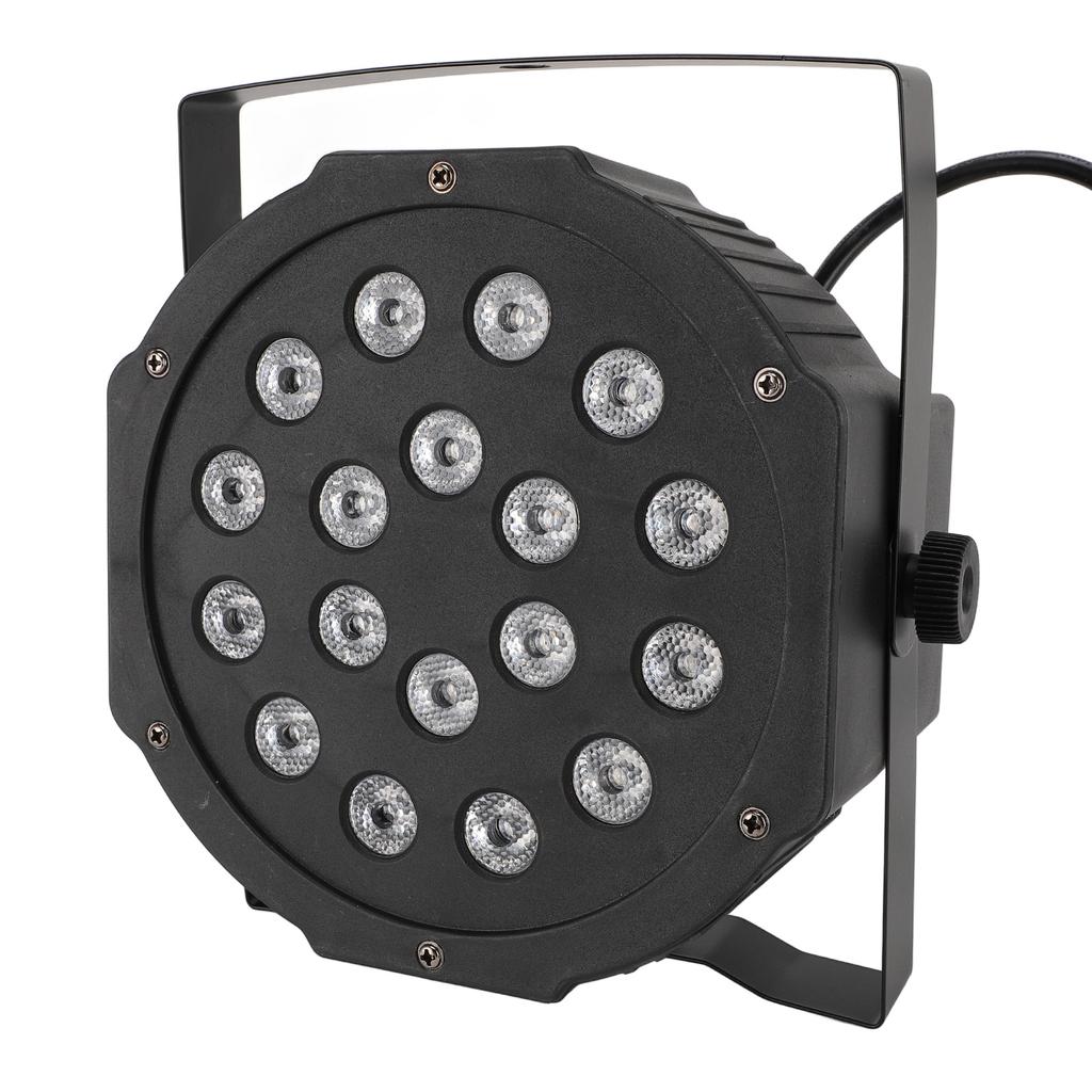 Светодиодный сценический свет 18 X 1 Вт, звуковая активация, управление DMX 512, RGB, Par Can Light для вечеринки, свадьбы, клуба