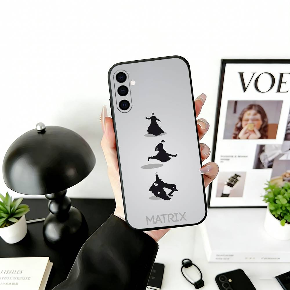 Чехол для телефона T-The M-Matrix для Samsung Galaxy A73,A72,A71,A70,A53,A52,A51,Другие Мягкий Черный Чехол