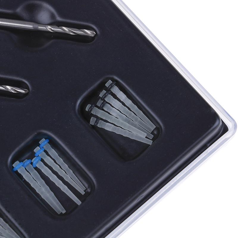 1 коробка стоматологический набор волоконно-оптических штифтов и 4 сверла наборы стоматологических продуктов