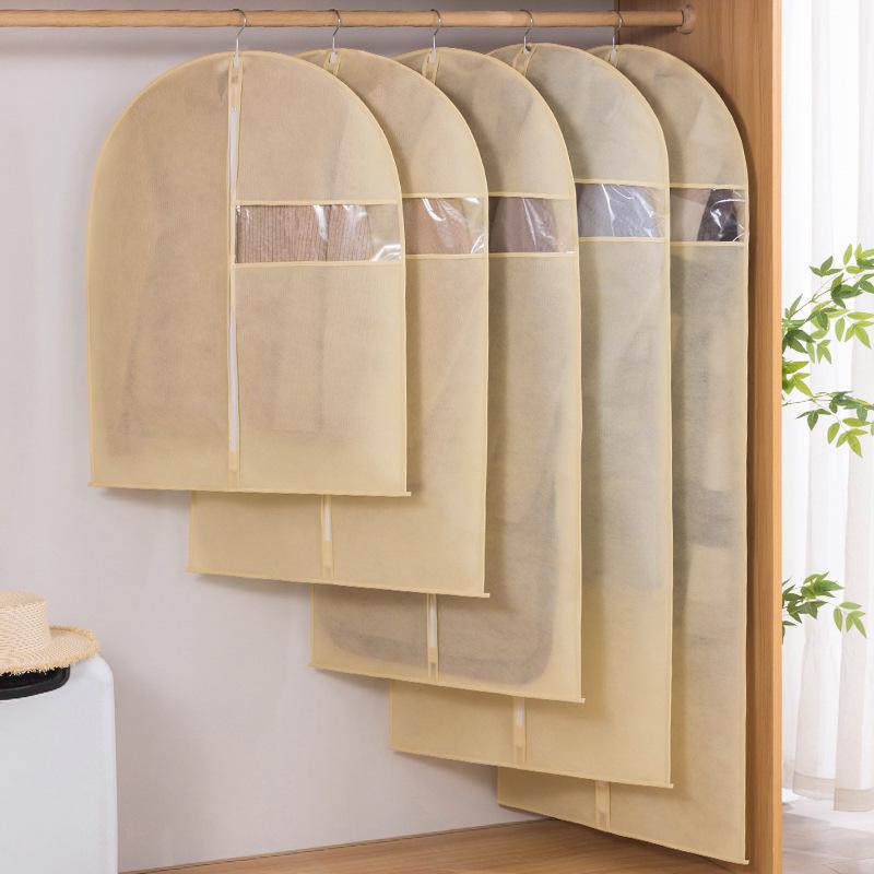 Нетканый пылезащитный чехол для одежды - Полностью закрытое хранение для пальто и костюмов