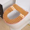 1Pcs Washable Winter Warm Toilet Seat Cover Closestool Mat Bathroom Accessories Soft O-shape Toilet Seat Pad KTY