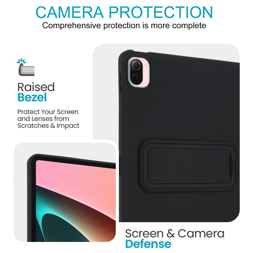 For Xiaomi Pad 5 Pro/Pad 5 Case TPU+PC Skin-Friendly Kickstand Tablet Cover