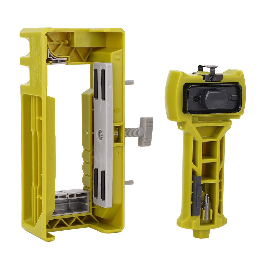 Door Hinge Locator Drilling Template Latch Chiseling and Scoring Installation Tool for 1 3 8 1 3 4 Inch Thick Doors