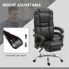 Six Point Vibrating Massage Office Chair - Black