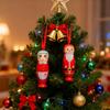 1PC Funny Santa Christmas Ornaments New Christmas Tree Decoration Christmas Tree Xmas Ornaments Funny Wooden Santa Ornament