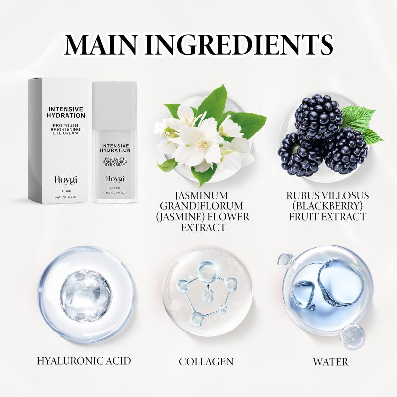 Collagen Anti Wrinkle Eye Cream Reduce Dark Circles Puffiness Firming Hydrating Brightening Anti Aging Eye Treatment