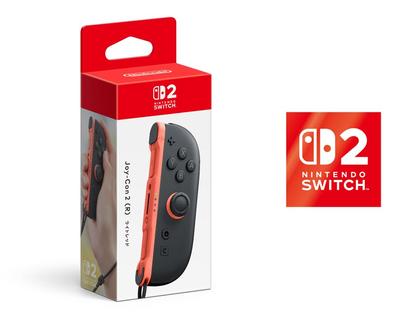 Оригинальная красная наклейка с логотипом Nintendo Switch 2, включающая 2 лампочки [Продукт Nintendo] Joy-Con (р) [Бонус]