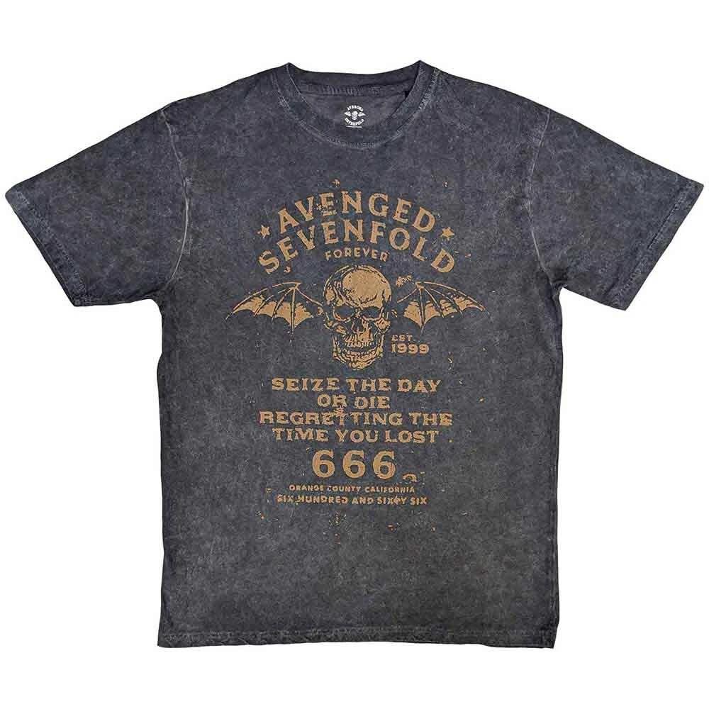 Унисекс Футболка Avenged Sevenfold: Лови момент (Dip-Dye) (XX-Large)