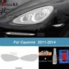 Для Porsche Cayenne 92A 2011-2014 Автомобильная Защитная Ремонтная Пленка для Фары Заднего Фонаря Задымленная Черная Прозрачная TPU Наклейка