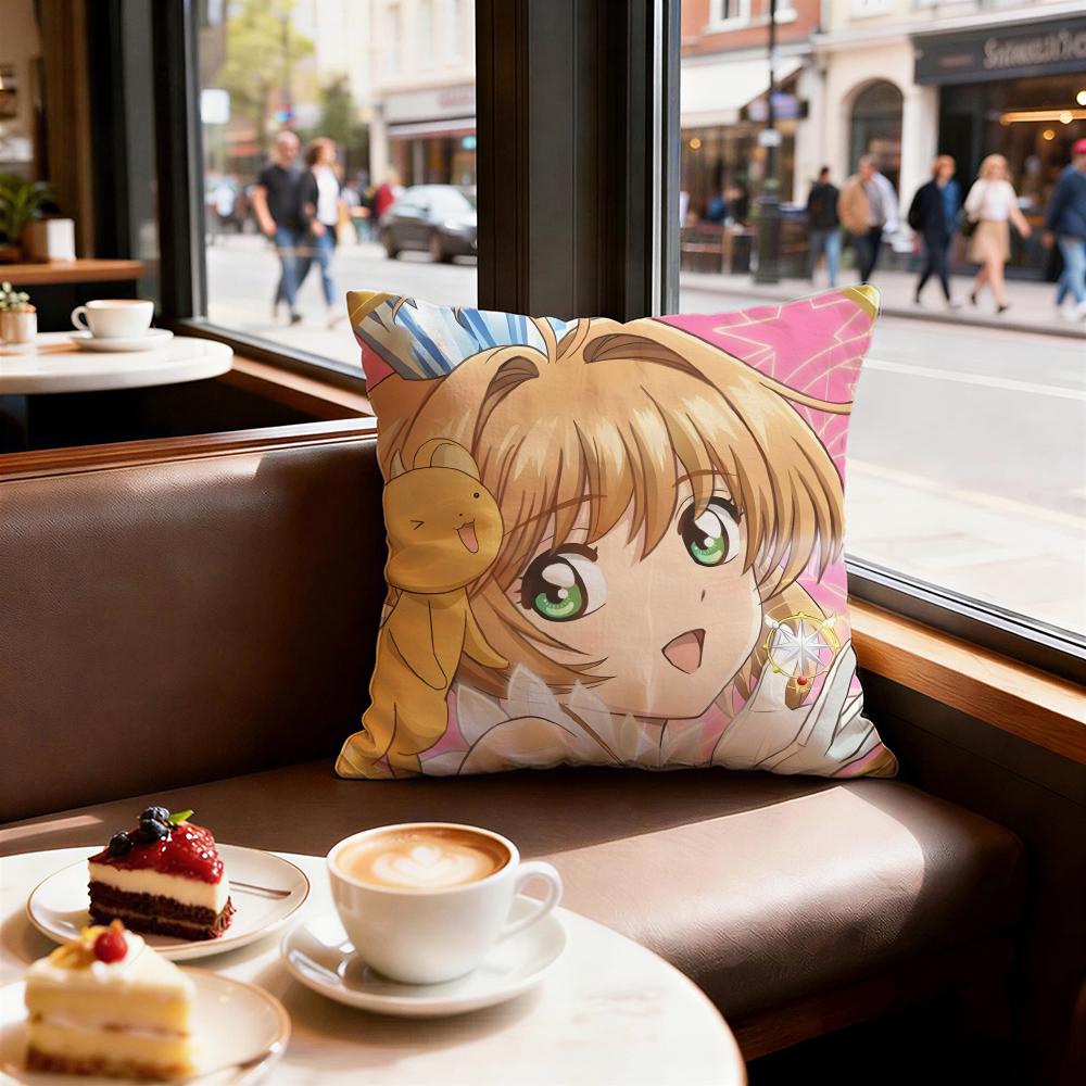 Anime Cardcaptor Sakura Cushion Cover Decorative Cushions Covers Cover Sofa x Pillow Piece x x Pillowcase