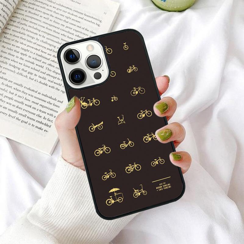 BIKE CYCLING art Phone Case for iPhone 17 Air 16 PRO MAX 15 14 PLUS 12 11 13 Back Cover Fundas Shell coque