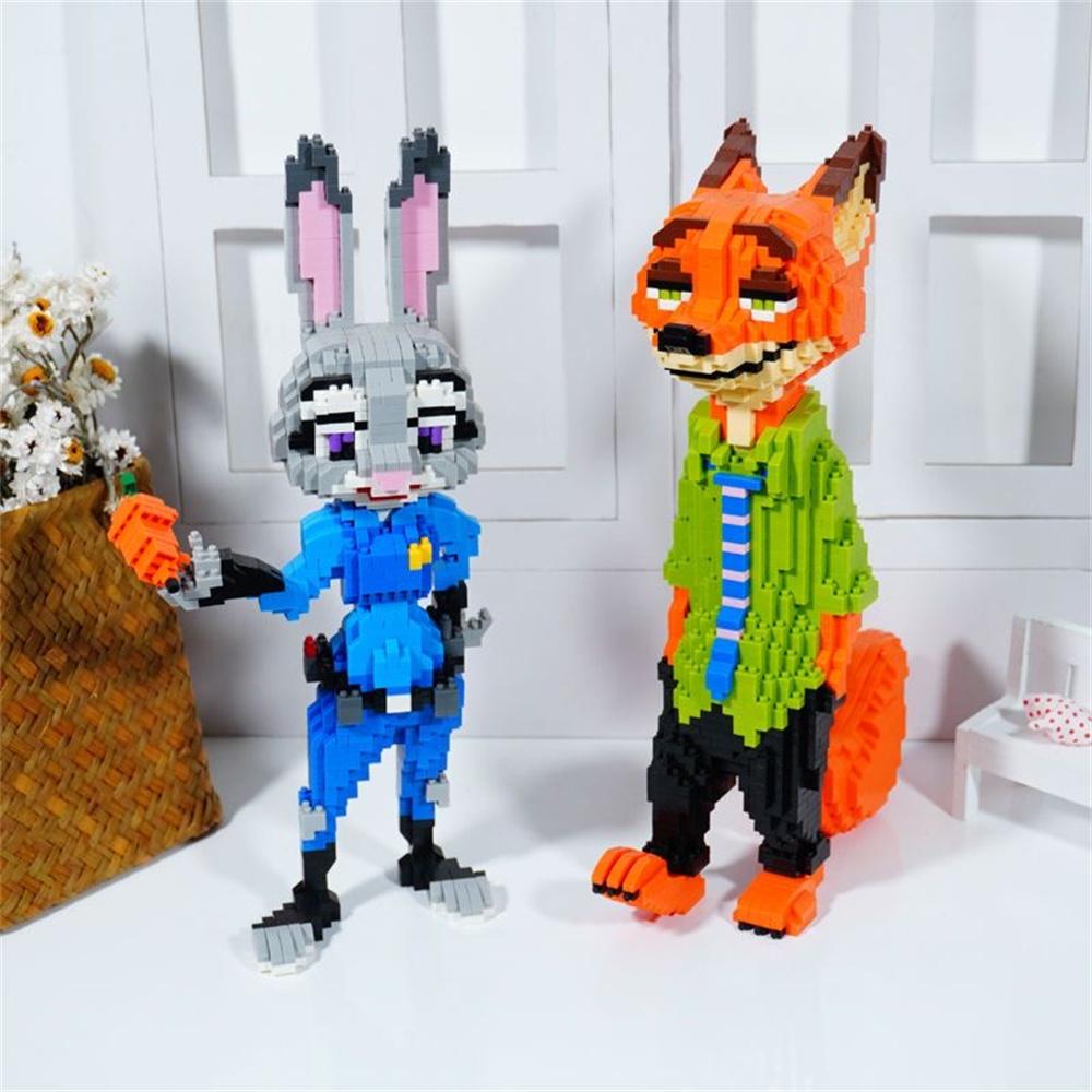 Зверополис Nickelodeon deluxe игра конструктор, игрушки, модели, мультфильм наука образовательные игрушки, Хэллоуин Рождество аниме