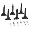 Ignition Coils& Spark Plugs(6Pcs) For Toyota Camry Lexus UF267 610-58572 673-1301 90919-02234 99917022790