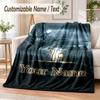 The Conjuring Annabelle Custom Name Flannel Throw Blanket Soft Warm for Sofa Bed Indoor Home Use