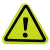 Triangle Exclamation Mark Reflective Warning Sign Car Sticker Night Driving Safety Reflective sticker for Car Anti-Collision