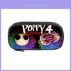 Принт с персонажами игры Poppy Playtime Однослойная сумка для хранения канцелярских принадлежностей для студентов и подростков