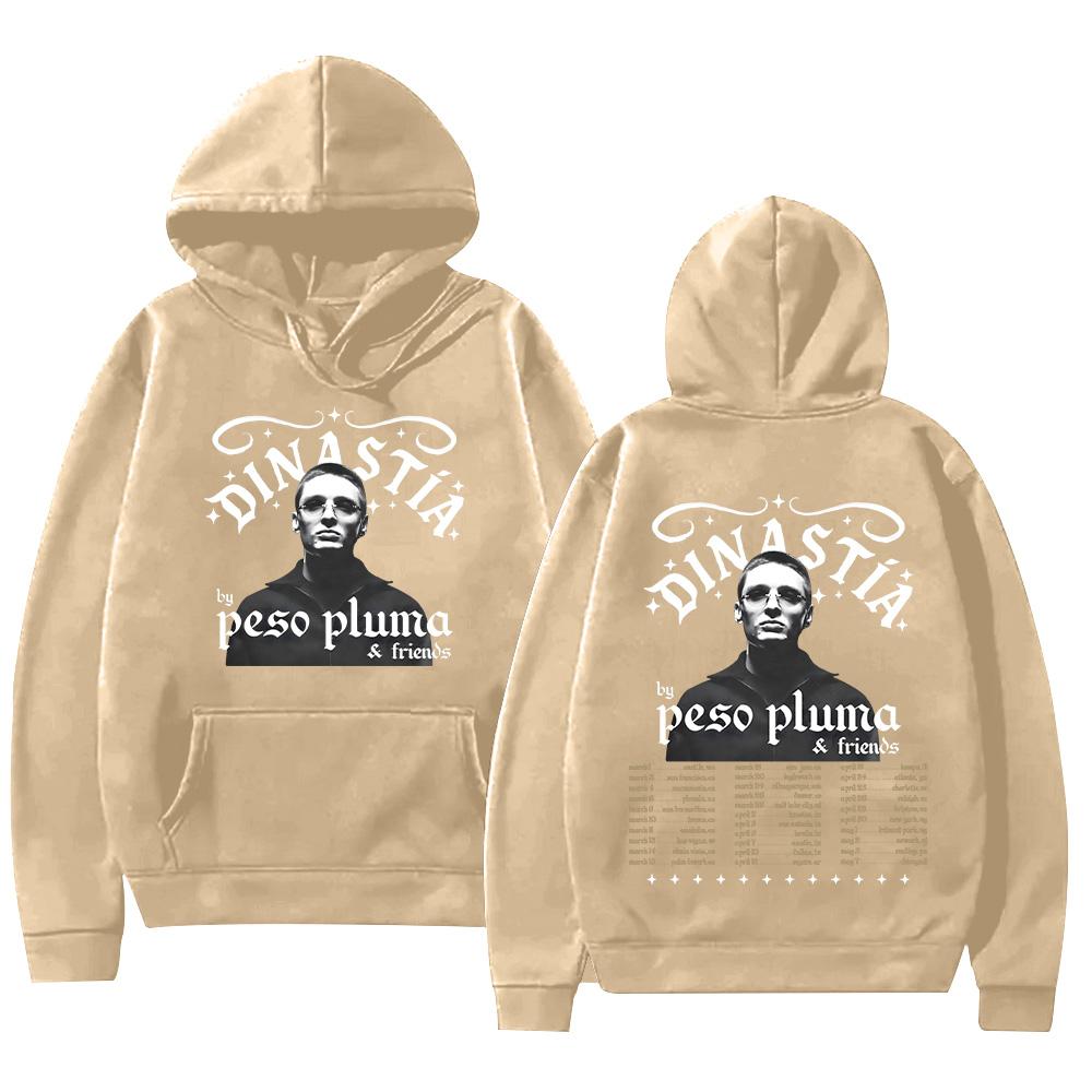 Peso Pluma DINASTIA Tour 2026 Hoodies Men Woman Fashion Casual Hoody Sweatshirt Hip Hop Retro Harajuku Streetwear