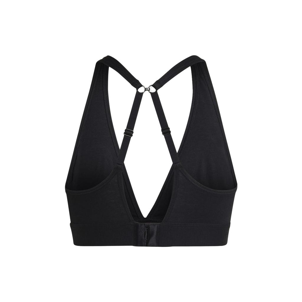 Adidas Оригинальные трусики-бюстгальтеры Adicolor Comfort Flex Cotton Bralette, женское нижнее белье, черное GB1179