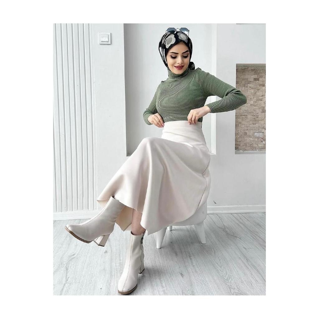 Расклешенная юбка в хиджабе Scuba