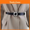 Ladies Leather Belt With Alloy Buckle For Fashion Casual And Office Style