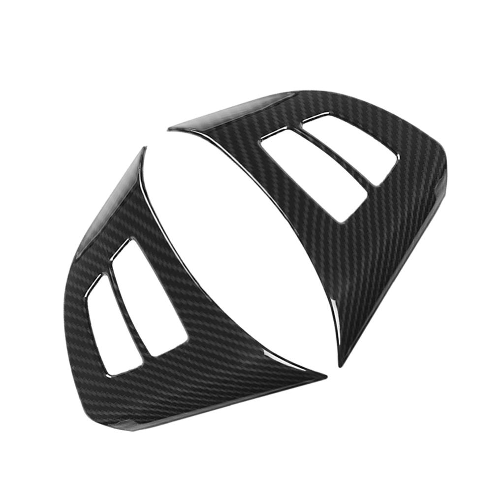 2 шт. Накладка-декорация на рамку кнопок рулевого колеса в стиле карбонового волокна для BMW X5 E70 2008–2013