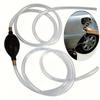 1 Multi-Purpose Portable Suction Pump with Flexible PVC Hose, Suitable for Diesel, Gasoline, Water, and Pool Fuel, Essential Tool for Cars