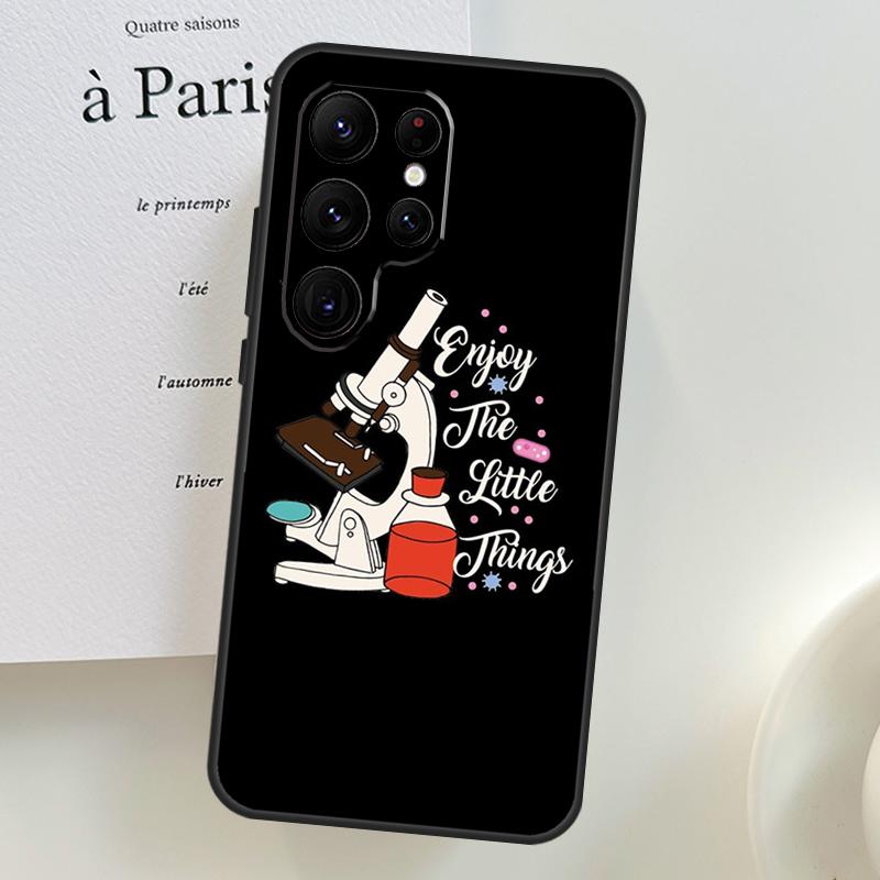 Научный биологический лабораторный чехол для Samsung Galaxy S26 Ultra S24 S23 S22 S21 S25 Ultra S10 S20 Plus S25 FE Чехол для телефона