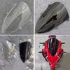 Двойное Пузырьковое Ветровое Стекло для Мотоцикла Honda CBR500R CBR400R CBR 500 400 R Черный Иридиум