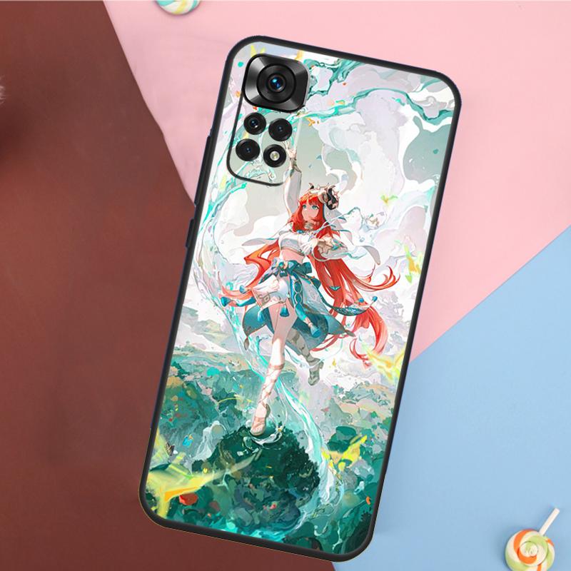 Чехол Genshin Impact Нилу для Xiaomi Redmi Note 13 Pro 14 12 11 9 10 9S 10S 11S 12S Redmi 10C 12C 13C 14C