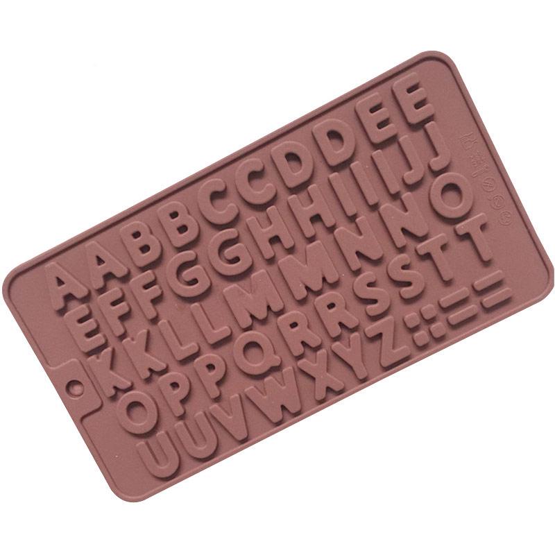 Силиконовые инструменты для выпечки, инструменты для украшения торта, форма для печенья, помадки, пищевые буквы и цифры, шоколадная форма, популярная, 1 шт., изящные украшения