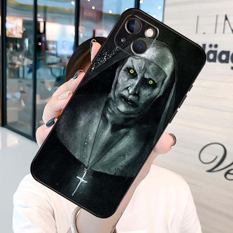 Чехол-бампер для телефона Ужас Монахиня Валак для iPhone 13 12 Mini 11 14 15 Pro Max SE 2020 7 8 Plus X XS Max XR