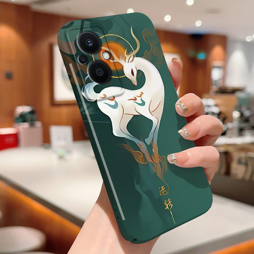 Универсальный чехол для телефона с пленкой, мультяшный модный дизайн, твердый корпус, полное покрытие камеры, противоударный защитный чехол для OPPO Realme OnePlus Infinix Tecno