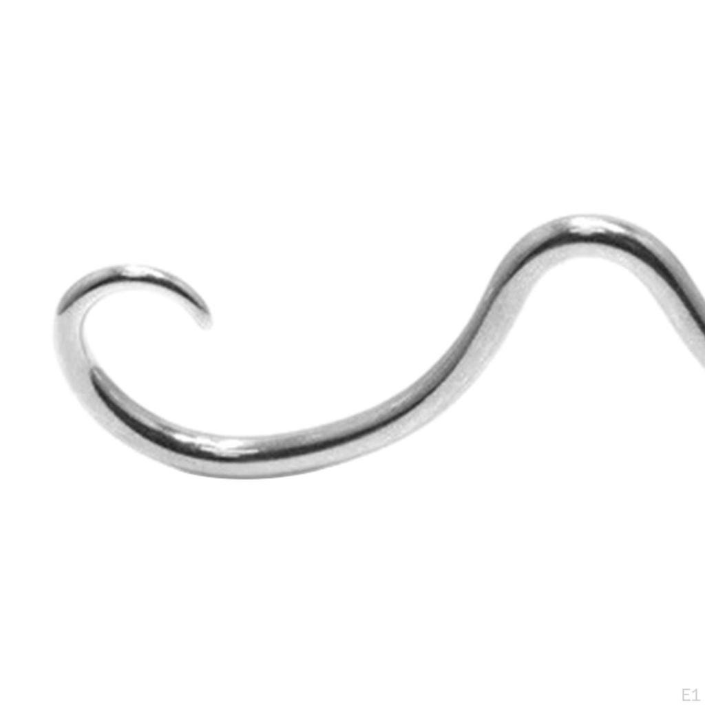 Классическое кольцо в носу с усами для особых случаев