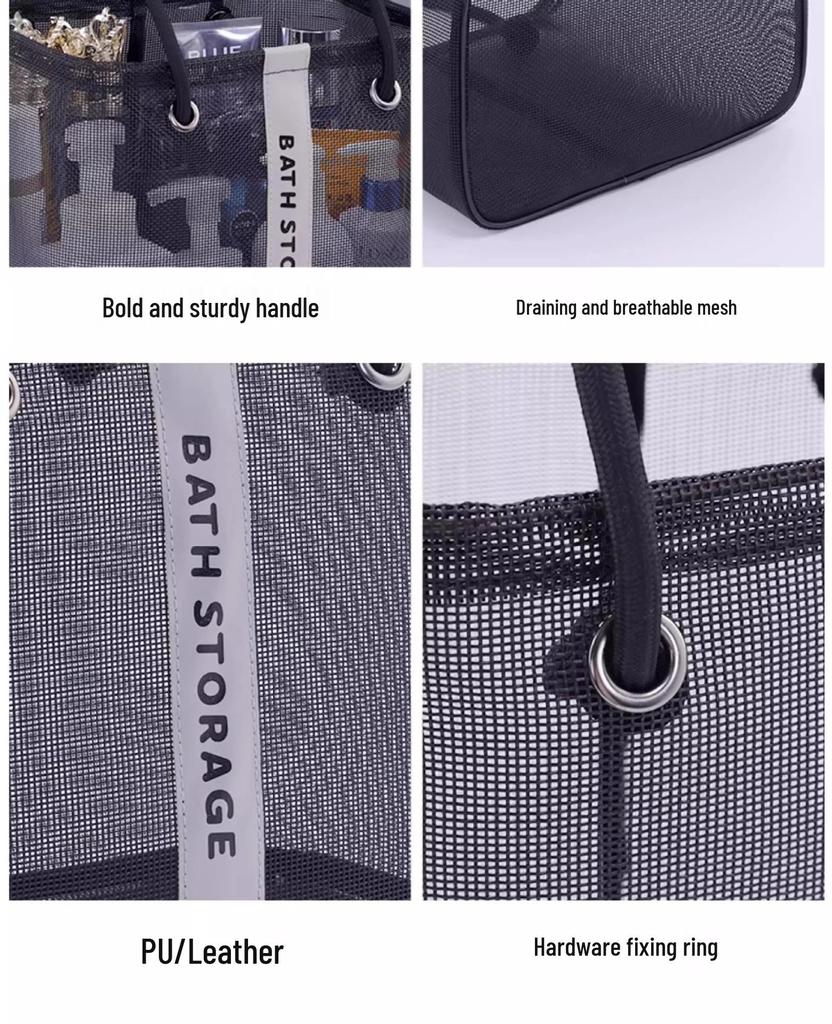 Специальный выпуск для новичков: Портативная корзина для ванной и сумка для хранения туалетных принадлежностей