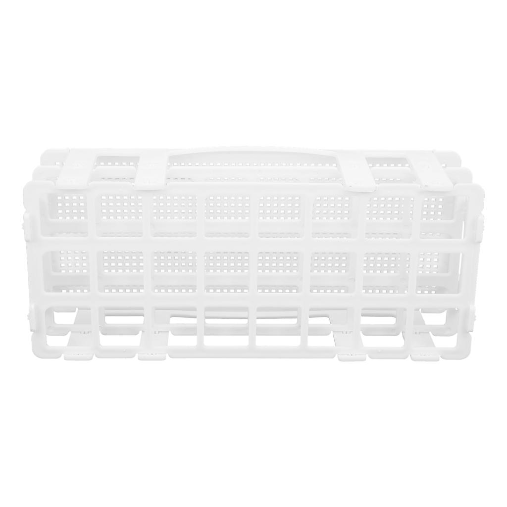 24‑Hole Plastic Test Tube Rack Assembly Detachable Sampling Tube Holder for Laboratory 25x25mm