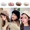Fashionable Beret Soft and Skin Friendly Warm Hat Leisure Plush Hat Summer
