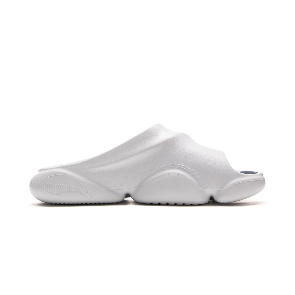 Li Ning BadFive SLIDE OG Нескользящие износостойкие шлепанцы-сабо Мужские Белые ABTV007-4