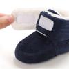 Осенняя и зимняя хлопковая обувь, мягкие зимние ботинки, для детей от 0 до 1 года, теплая детская обувь для мужчин и женщин, обувь с мягкой подошвой, обувь для малышей