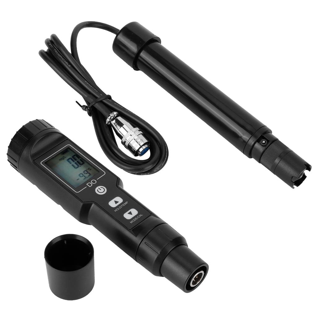 Digital Dissolved Oxygen Meter Detector Water Quality Tester with Temperature Detection