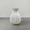 FIower Art Plastic Flower Pot Anti-fall Destop Decorative Vase Nordic Hydroponic Vase  Desktop