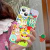 Мультяшный Милый S-Губка Боб Аниме Закаленное Стекло Для Iphone 14 13 12 11 Pro Mini XS MAX 14Plus X XS XR Чехлы